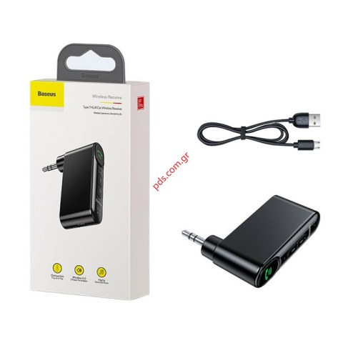 Ασύρματος Audio Adaptor Bluetooth Baseus Car Kit Hands Free 3.5mm Jack AUX Audio Receiver Adapter 