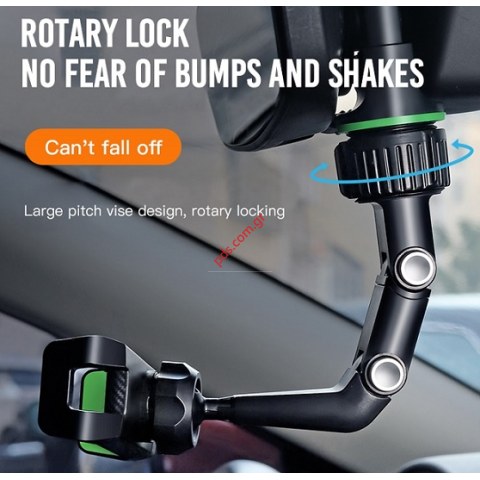 Βάση αυτοκινήτου καθρέπτη XO-C107 Universal Black (5~25/60~100mm)