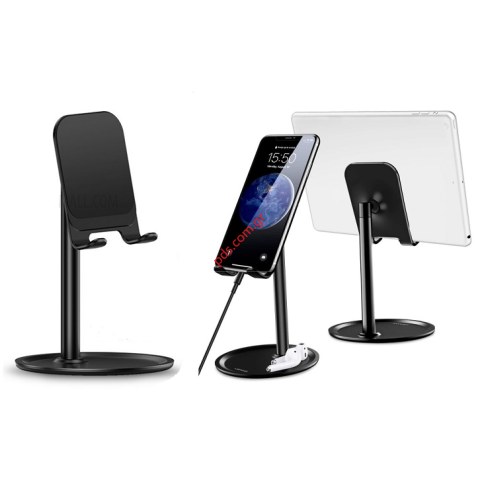 Βάση επιτραπέζια  USAMS ZJ048 Black σε μαύρο χρώμα (EU Blister)