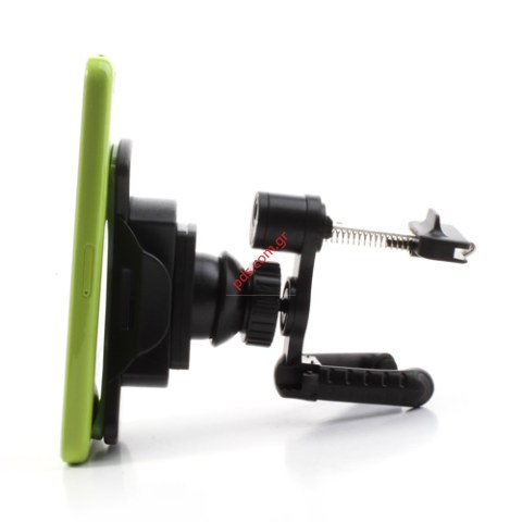 Ρυθμιζόμενη βάση αεραγωγού GripGo 360 μοιρών αυτοκινήτου για κινητό τηλέφωνο, PDA, GPS