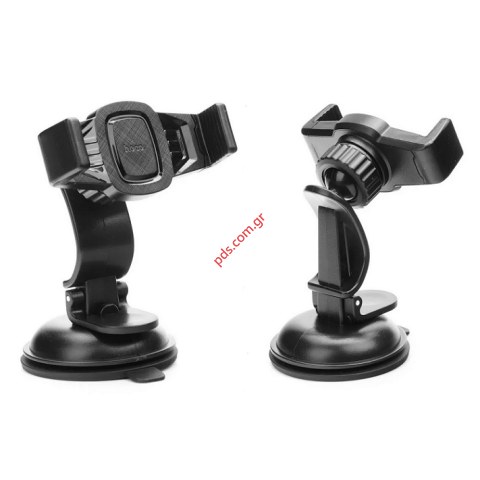 Βάση αυτοκινήτου  Hoco CA40 Black με βεντούζα για τζάμι η επιτραπέζια στήριξη σε μαύρο χρώμα