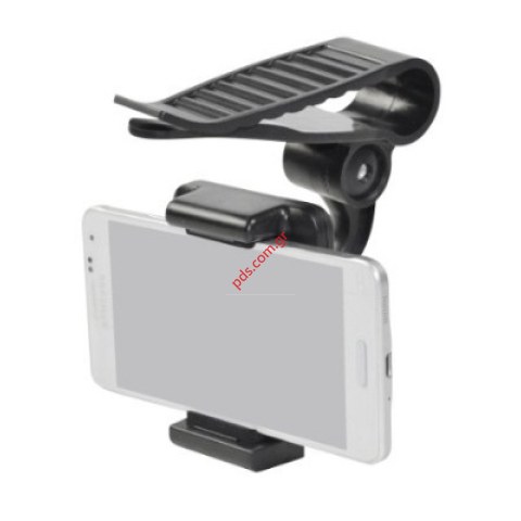 Βάση αυτοκινήτου Smartphone Vakoss ST-75 στο σκιάδιο Car Holder black Βάση αυτοκινήτου Smartphone Vakoss ST-75 στο σκιάδιο Car Holder black
