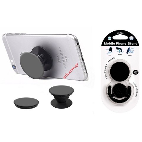 Βάση αυτοκινήτου Pop mobile ACC-050 stand & holder Black σε μαύρο χρώμα