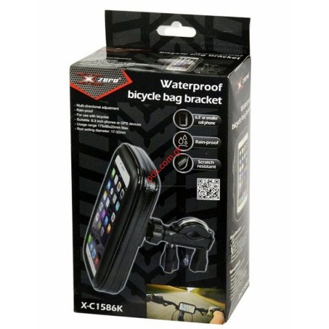 Βάση για ποδήλατα με αδιάβροχη θήκη ANCUS 6.99inch (22x11.5x6cm) Universal Smartphone Mount BOX