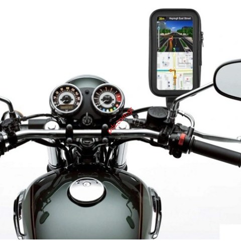 Βάση μηχανής Καθρέπτη MR-063B (8,5x16,5cm) με Θήκη για μηχανές Αδιάβροχη 6.3 ιντσών σε μαύρο χρώμα Βάση μηχανής Καθρέπτη MR-063B (8,5x16,5cm) με Θήκη για μηχανές Αδιάβροχη 6.3 ιντσών σε μαύρο χρώμα