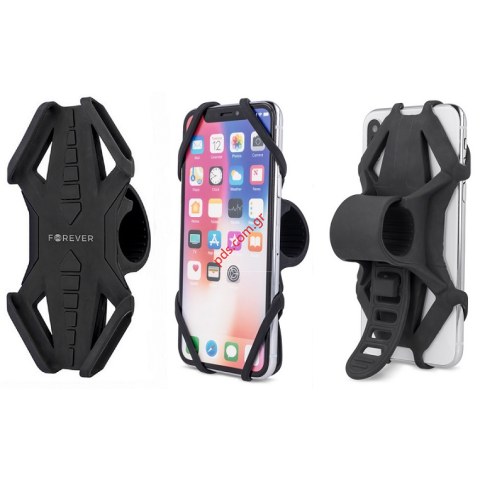 Βάση ποδηλάτου Forever BH-120 με κράτημα απο λαστιχο για συσκευές απο 4 εως 6 ιντσες.