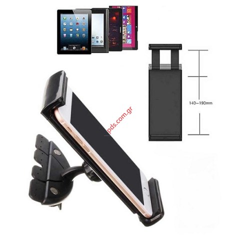 Βάση στήριξεις σε CD SMARTPHONE/TABLET 14/19cm Big Gravity 360 Black