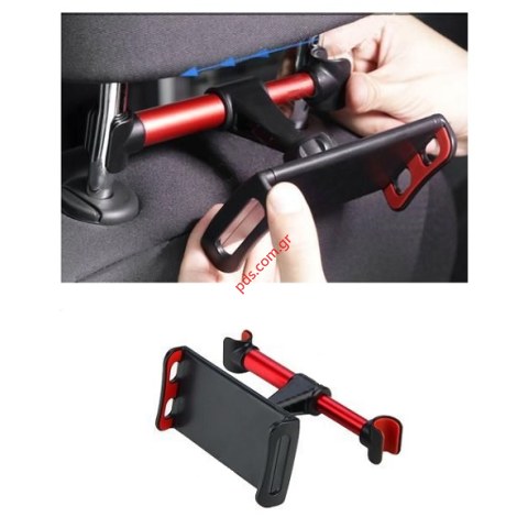 Βάση στήριξης Tablet 360 προσκέφαλου 12~20cm Grey γενικής χρήσης  Βάση στήριξης Tablet 360 προσκέφαλου 12~20cm Grey γενικής χρήσης