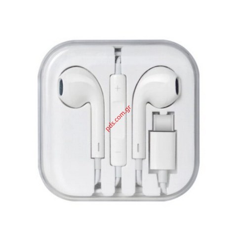 Ακουστικά Hands Free XO Wired EP2 TYPE-C Jack 1.2M White Stereo Music Earphones σε λευκό χρώμα BOX