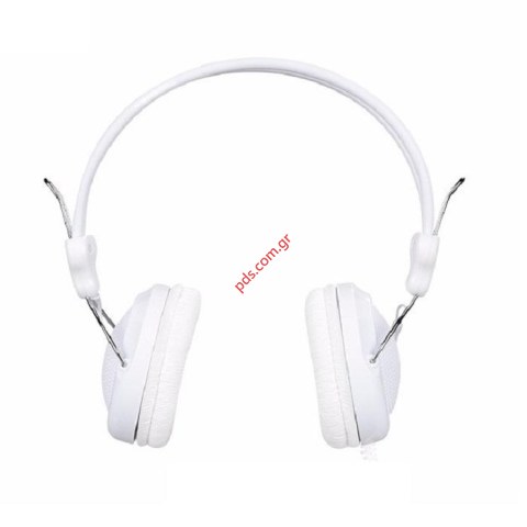 Ακουστικά κεφαλής Hoco Manno W5 Stereo 3.5mm White σε λευκό χρώμα BOX