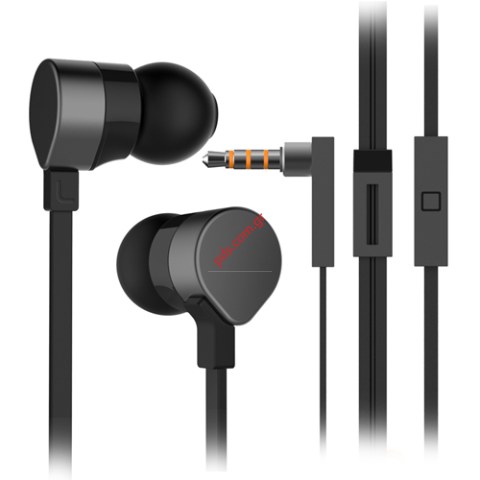 Ακουστικά στέρεο 3.5mm  WHF-125 Black Metal σε μαύρο χρώμα In-ear Stereo Earphone w/ Remote & Mic Ακουστικά στέρεο 3.5mm  WHF-125 Black Metal σε μαύρο χρώμα In-ear Stereo Earphone w/ Remote & Mic