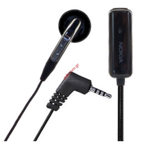 Γνήσια ακουστικά HS-15 NOKIA 8800 Dark Black Grey σε μαύρο χρώμα (ΕΞΑΝΤΛΗΘΗΚΑΝ) Γνήσια ακουστικά HS-15 NOKIA 8800 Dark Black Grey σε μαύρο χρώμα (ΕΞΑΝΤΛΗΘΗΚΑΝ)