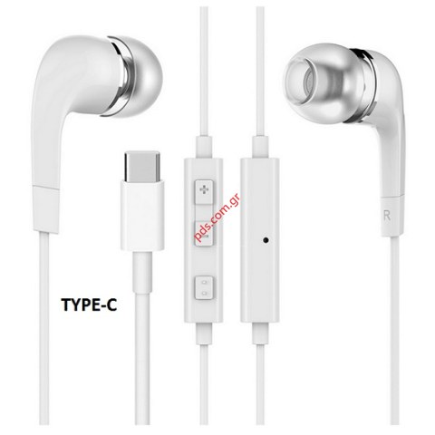 Γνήσια ακουστικά Samsung EHS64AVFWE A8S TYPE-C White Bulk