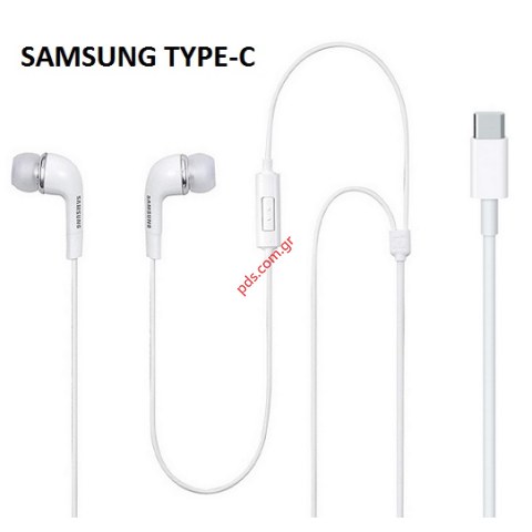 Γνήσια ακουστικά Samsung EHS64AVFWE A8S TYPE-C White Bulk Γνήσια ακουστικά Samsung EHS64AVFWE A8S TYPE-C White Bulk