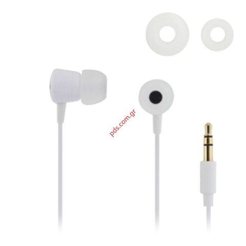 Γνήσια ακουστικά Samsung Headset HS130 White Stereo λευκό Blister.