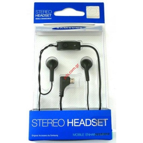Samsung Original Stereo Headset Black EHS49UDOME MicroUSB Black Blister Samsung Original Stereo Headset Black EHS49UDOME MicroUSB Black Blister