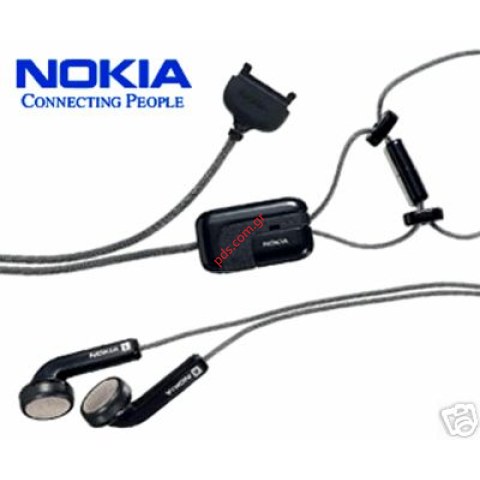 Γνήσια ακουστικά στέρεο για τα Nokia 7600 Black μαύρο  Γνήσια ακουστικά στέρεο για τα Nokia 7600 Black μαύρο