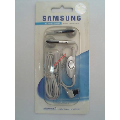 Γνήσια ακουστικά stereo handsfree SAMSUNG D500 STEREO CLASSIC AEP-421 SSE Γνήσια ακουστικά stereo handsfree SAMSUNG D500 STEREO CLASSIC AEP-421 SSE