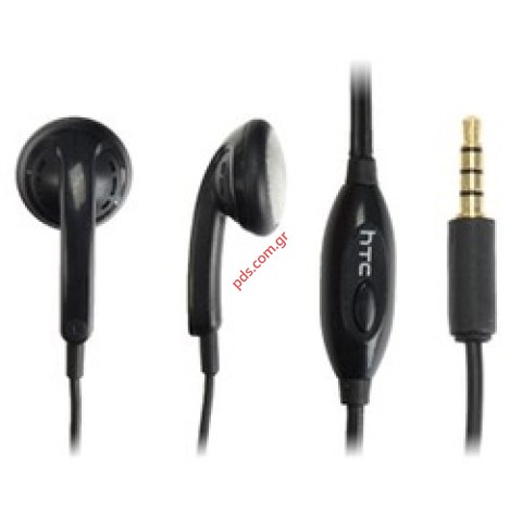 Γνήσια ακουστικά στέρεο HTC Headset HS G235 (jack 3.5mm) black bulk.