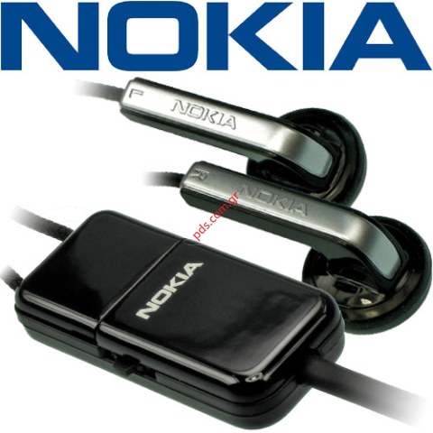 Γνήσια ακουστικά στέρεο Nokia HS-82 black για τα  6500c, 7900Prism, 8800 Arte, 8800 Sapphire Arte Bulk Γνήσια ακουστικά στέρεο Nokia HS-82 black για τα  6500c, 7900Prism, 8800 Arte, 8800 Sapphire Arte Bulk