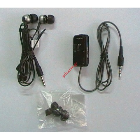 Γνήσια ακουστικά στέρεο  Nokia HS-83 Headset με τον AD-54 Adaptor 3.5mm Γνήσια ακουστικά στέρεο  Nokia HS-83 Headset με τον AD-54 Adaptor 3.5mm