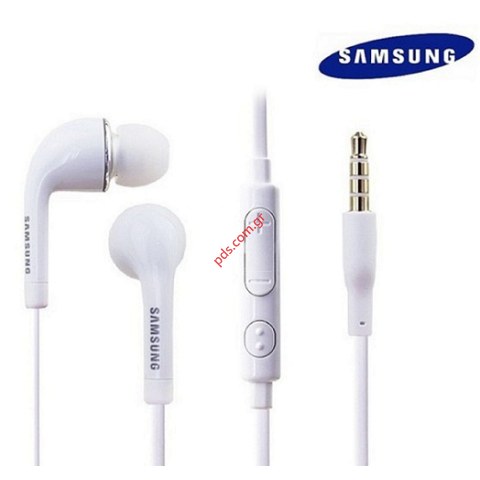 Γνήσια ακουστικά στέρεο Samsung EO-EG900BW White Bulk σε λευκό χρώμα 