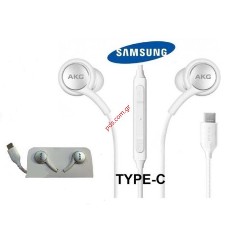 Γνήσια ακουστικά στέρεο Samsung EO-IC100BWE White Stereo-Headset USB Typ C σε λευκό χρώμα Blister (ORIGINAL) Γνήσια ακουστικά στέρεο Samsung EO-IC100BWE White Stereo-Headset USB Typ C σε λευκό χρώμα Blister (ORIGINAL)