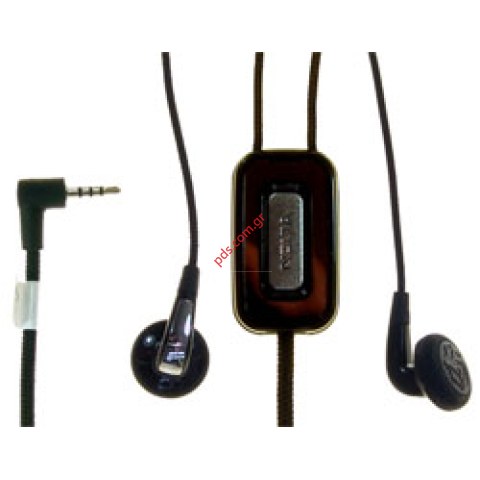 Γνήσια στέρεο ακουστικά για Nokia HS-60 Black για 7390 Γνήσια στέρεο ακουστικά για Nokia HS-60 Black για 7390