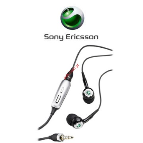 Γνήσια στέρεο ακουστικά MH-700 Sony Ericsson Remote jack 3.5mm Silver BLISTER (LIMITED STOCK)
