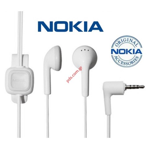 Γνήσια στερεοφωνικά ακουστικά αυτιού Nokia WH-102 σε λευκό χρώμα (3.5 mm AV connector) Bulk ΕΞΑΝΤΛΗΘΗΚΑΝ Γνήσια στερεοφωνικά ακουστικά αυτιού Nokia WH-102 σε λευκό χρώμα (3.5 mm AV connector) Bulk ΕΞΑΝΤΛΗΘΗΚΑΝ