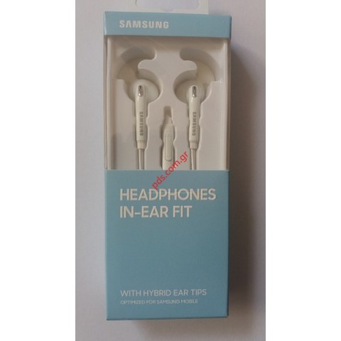 Γνήσιο ακουστικό 3.5mm στέρεο Samsung Galaxy S6 (EO-EG920BWEG) White EU Blister Γνήσιο ακουστικό 3.5mm στέρεο Samsung Galaxy S6 (EO-EG920BWEG) White EU Blister