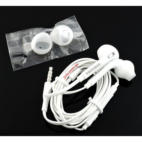 Γνήσιο ακουστικό (EO-EG920BWEG) Samsung Galaxy S6 στέρεο 3.5mm White Bulk