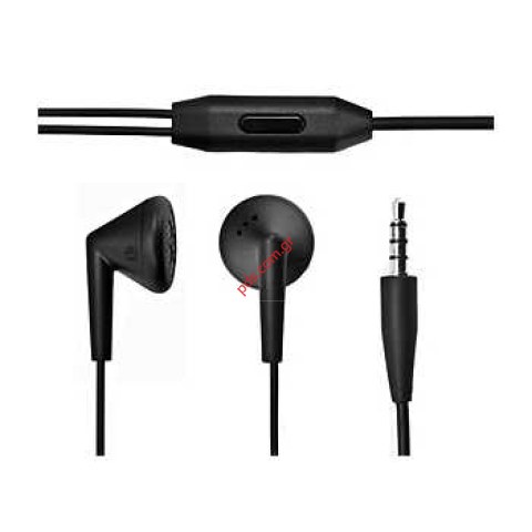 Γνήσιο ακουστικό stereo Blackberry 3.5mm (HDW-43306-001) Bold 9000, Torch 9800 - Black Bulk