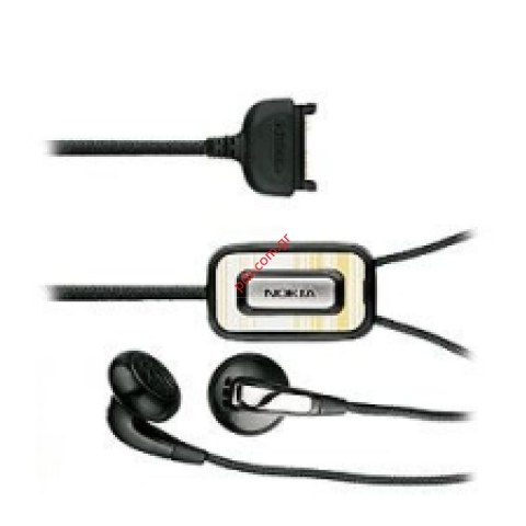 Γνήσιο στέρεο ακουστικά για Nokia 3250 Μαύρα για FM Radio & MP3  Γνήσιο στέρεο ακουστικά για Nokia 3250 Μαύρα για FM Radio & MP3