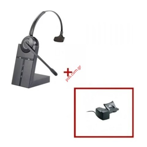 Ασύρματο ακουστικό μονό Cleyver HW20 Mono RJ DECT Black