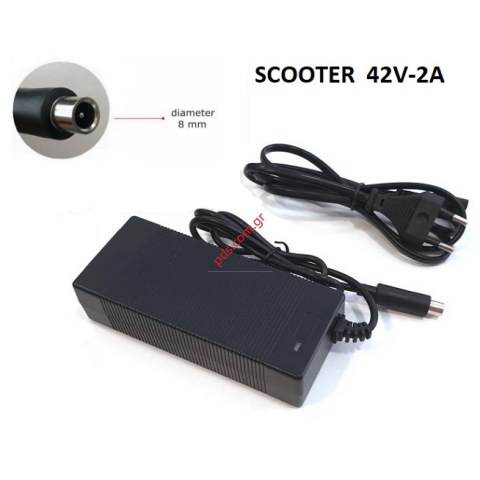Φορτιστής 42V 2.0A Για Ηλεκτρικό Scooter Xiaomi M365 / M365 PRO Μαύρο (EU Plug) 