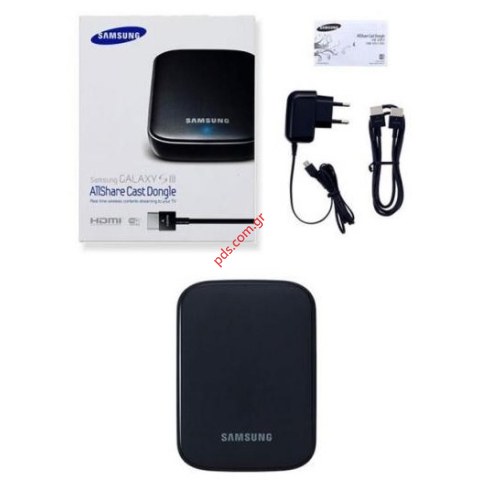 Ασύρματη σύνδεση HDMI Adapter Samsung EAD-T10d AllShare Cast Dongle για τα Galaxy DL-T10EDEGSTD σε συσκευασία.