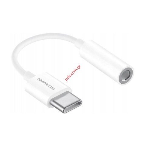 Original adaptor cable Huawei CM20 USB Type-C jack 3.5mm (F) White BULK