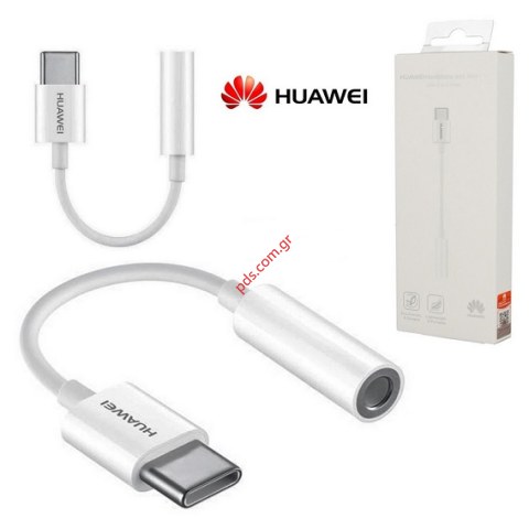Original adaptor cable  Huawei CM20 USB Type-C jack 3.5mm (F) White Blister Original adaptor cable  Huawei CM20 USB Type-C jack 3.5mm (F) White Blister