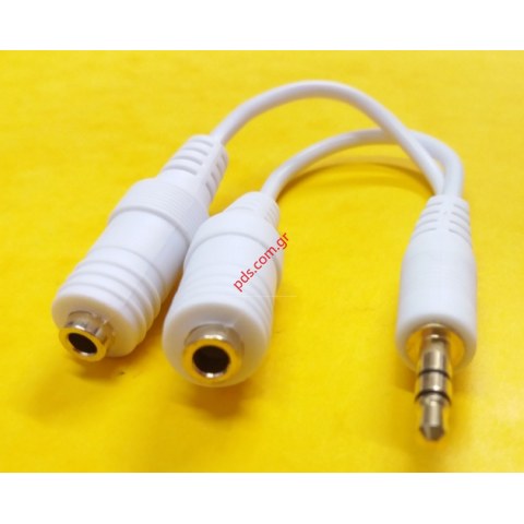Speaker headphone spliter cable BELKIN for 2 hedaset to 1 connctor iphone Speaker headphone spliter cable BELKIN for 2 hedaset to 1 connctor iphone