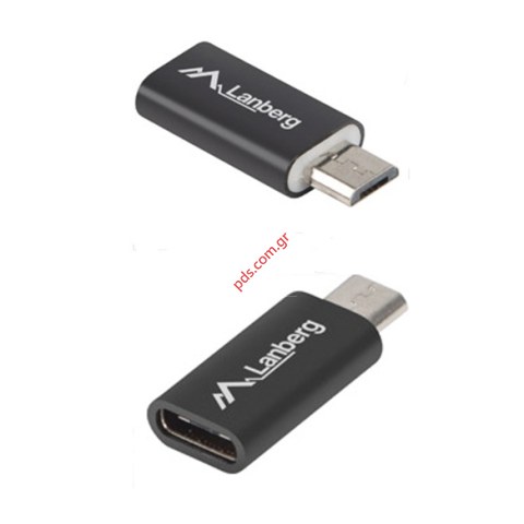 Adaptor USB Type-C (F) to Micro-B (M) 2.0 Black bulk Adaptor USB Type-C (F) to Micro-B (M) 2.0 Black bulk