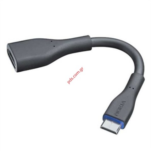 Γνήσιο καλώδιο από HDMI θύρα σε USB Nokia CA-156 Bulk σε μαύρο χρώμα