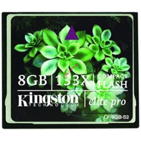Κάρτα μνήμης Compact Flash Kingston 8GB Elite Pro Card 133x
