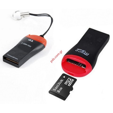 Μονάδα αναγνωσης καρτών C-tech UCR-01 είναι συμβατή με κάρτες MicroSD, συμπεριλαμβανομένων SDHC έως 32 GB.