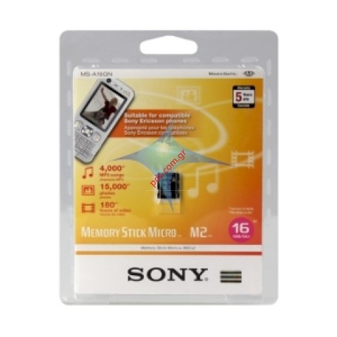 Memory Stick Micro 2 Card  M2 16GB SONY Memory Stick Micro 2 Card  M2 16GB SONY