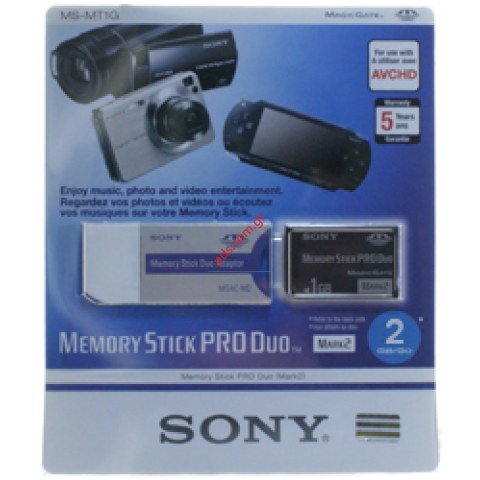 Κάρτα μνήμης Memory Stick Duo Pro Card 2GB SONY 