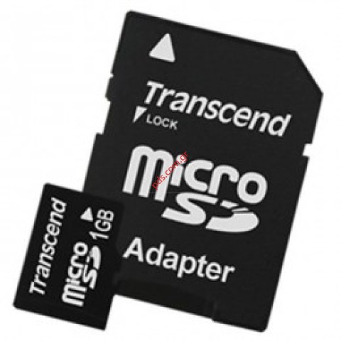 Κάρτα μνήμης Micro Secure Digital Transcend 1GB Trans Flash 2 Adaptor 