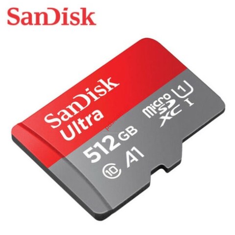Memory card microSDHC SanDisk 512GB C10 100MB/s UHS-I Plus U1 A1 +adapter Blister