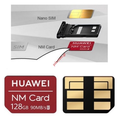 Κάρτα μνήμης NanoSD Huawei 128GB 90MB/s NO Adapter Blister (ΕΞΑΝΤΛΗΘΗΚΑΝ)