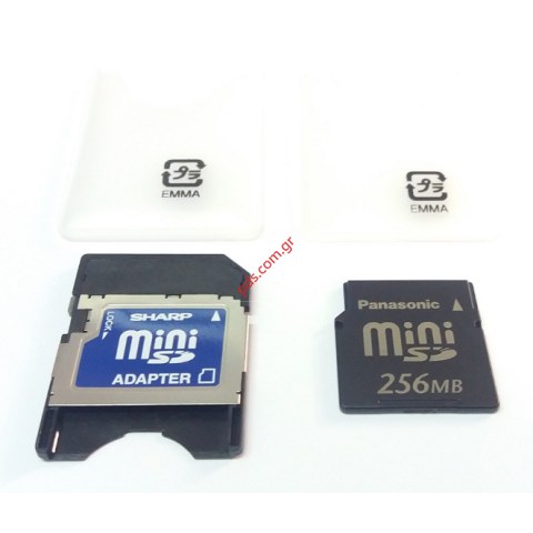 Κάρτα μνήμης Mini Secure digital 256MB με Mini Sd Apaptor Κάρτα μνήμης Mini Secure digital 256MB με Mini Sd Apaptor